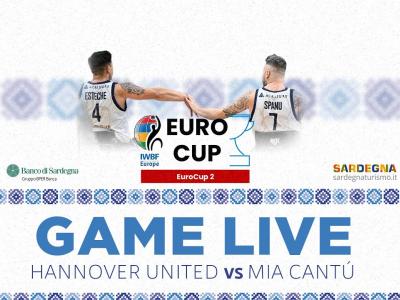 EUROCUP 2 LIVE FINAL 1st/2nd  - Hannover United VS MIA Briantea84 Cantù
