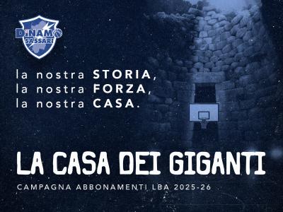 Abbonamenti 2025-26 Dinamo Sassari