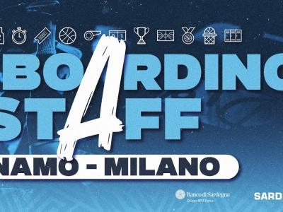 BOARDING STAFF | DINAMO - MILANO BOARDING STAFF | DINAMO - MILANO