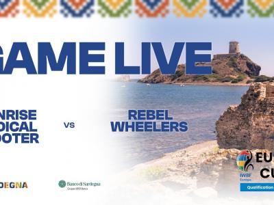 IBWF QF TOURNAMENT EUROCUP 3 GAME LIVE | SUNRISE MEDICAL SHOOTER - REBEL WHEELERS