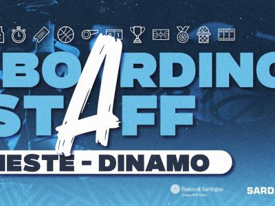 BOARDING STAFF | TRIESTE - DINAMO BDS BOARDING STAFF | TRIESTE - DINAMO BDS