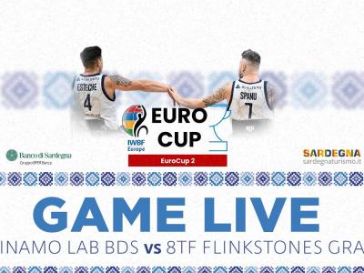 EUROCUP 2 LIVE - Dinamo LAB (SRD)-8TF Flink Stones Graz (AUS)