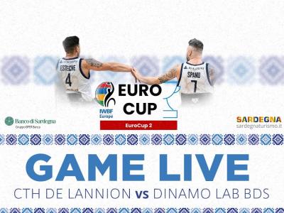 EUROCUP 2 LIVE - CTH de Lannion (FRA)-Dinamo LAB (ITA) EUROCUP 2 LIVE - CTH de Lannion (FRA)-Dinamo LAB (ITA)