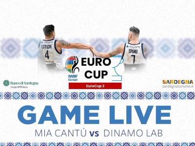 EUROCUP 2 LIVE - MIA Briantea84 Cantù VS BDS Dinamo Lab