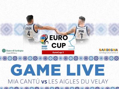 EUROCUP 2 LIVE - MIA Cantù (ITA)-Les Aigles du Velay (FRA)