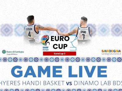 EUROCUP 2 LIVE - Hyeres Handi Basket (FRA)-Dinamo LAB (ITA) EUROCUP 2 LIVE - Hyeres Handi Basket (FRA)-Dinamo LAB (ITA)