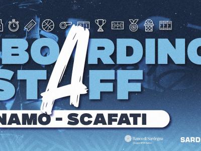 BOARDING STAFF | G1 LBA DINAMO - SCAFATI BOARDING STAFF | G1 LBA DINAMO - SCAFATI