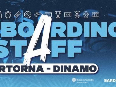BOARDING STAFF | G6 LBA DINAMO - TORTONA BOARDING STAFF | G6 LBA DINAMO - TORTONA
