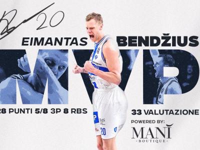 G7 LBA MANI' MVP | BENDZIUS VS PISTOIA G7 LBA MANI' MVP | BENDZIUS VS PISTOIA