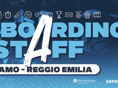 BOARDING STAFF | G11 LBA DINAMO BDS - REGGIO EMILIA BOARDING STAFF | G11 LBA DINAMO BDS - REGGIO EMILIA