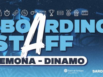 BOARDING STAFF | CREMONA - DINAMO BOARDING STAFF | CREMONA - DINAMO