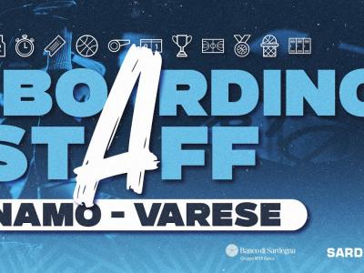 BOARDING STAFF | DINAMO - VARESE BOARDING STAFF | DINAMO - VARESE