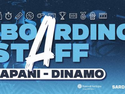 BOARDING STAFF | TRAPANI - DINAMO BOARDING STAFF | TRAPANI - DINAMO