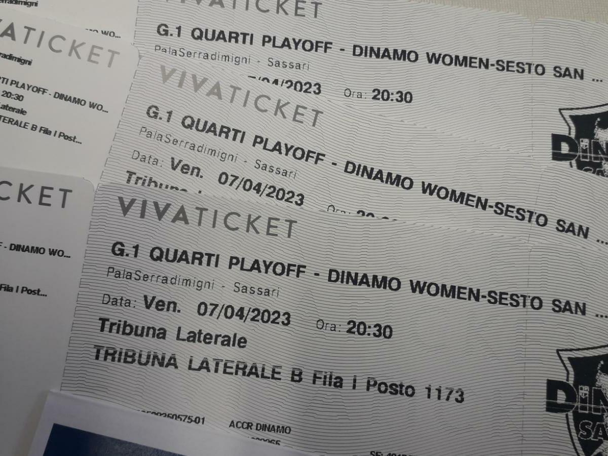 Biglietteria playoff Women e maschile