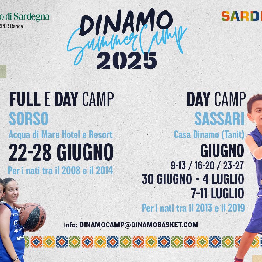 Un’estate a tutto basket: il Dinamo Summer Camp ti aspetta!